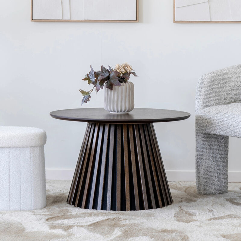 House Nordic Osaka pyöreä sohvapöytä Ø70 cm savutammi